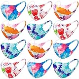 12 Pack Unisex Children Dust Protection, Breathable, Washable and Reusable Face Masks, Boys & Girls...