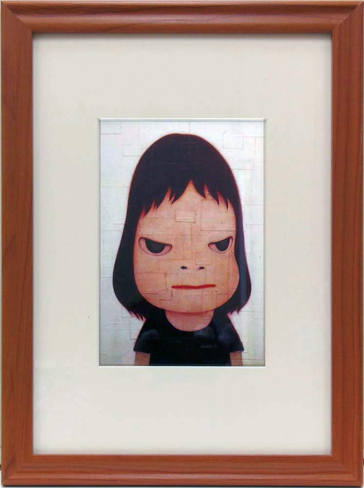 Amazon.co.jp: ◇奈良美智◇【little ramona】アートプリント◇額装品
