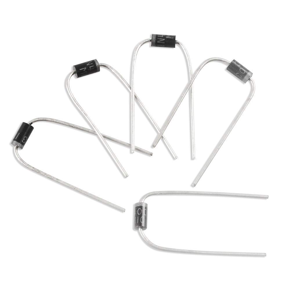 Gleichrichterdioden-Kit, 200 Stück Elektronische Dioden 1N4001 1N4002 1N4003 1N4004 1N4005 1N4006 1N4007 1N5817 1N5818 1N5819 Sortiment mit Box