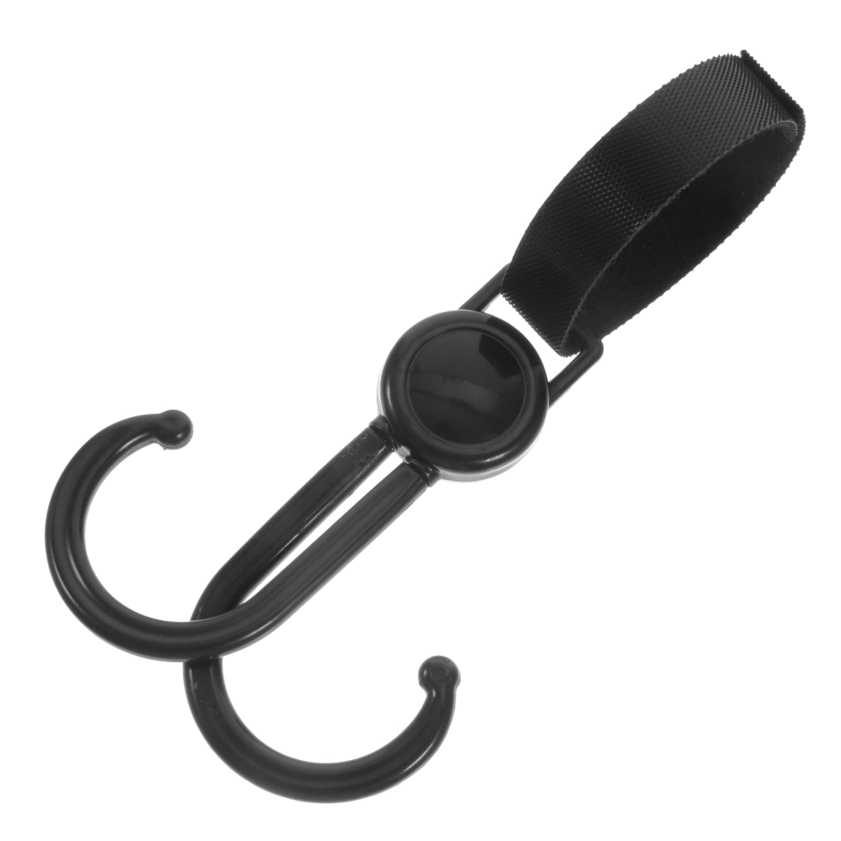 BESTonZON Stroller Wagon Accessories Double Hook Hanging Bag Supermarket Shopping Trolley Hook Durable