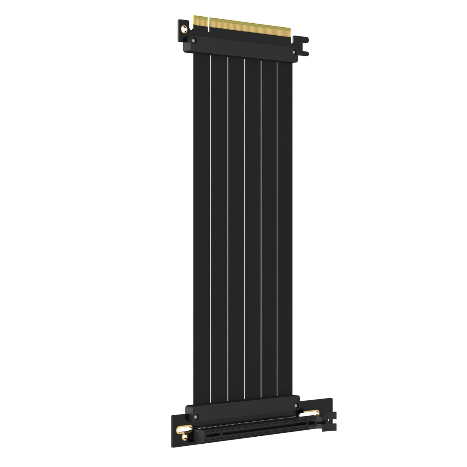 GLOTRENDS 250mm PCIe 3.0 X16 Riser Cable for Low-end PCIe 3.0 GPUs, Such as GeForce RTX 20/GTX 16/GTX 10 Series and AMD Radeon RX5000/VII/RX Vega/R9 Fury Series, etc