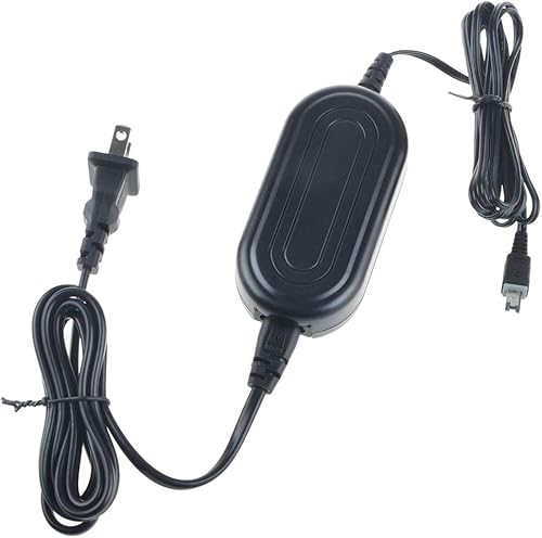 Cargador adaptador de CA compatible con cable de alimentación JVC Everio GR-D870 GR-D870U GR-D870US
