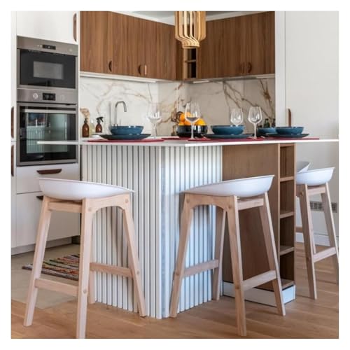 Tabourets de bar Riva bois 65cm pour créer un coin repas convivial - 8