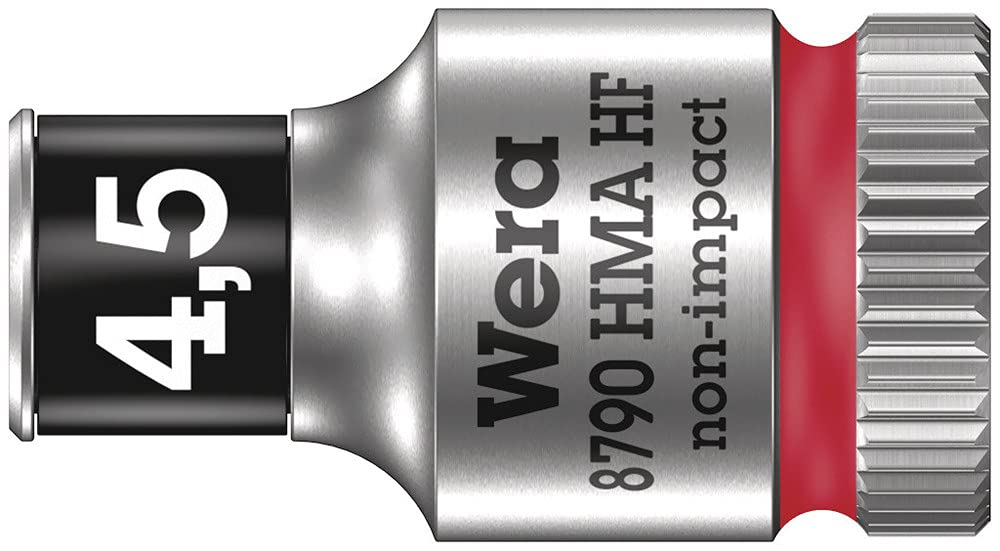 Wera, Belt 1 Kit Zyklop di chiavi a bussola, con attacco da 1/2", con funzione di ritegno, 10 pezzi