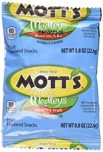 Mott's Medleys Assorted Fruit Flavored Snacks 80 Pouches 4lb