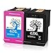 Price comparison product image H&BO TOPMAE Remanufactured Ink Cartridge Replacement for HP 62 62XL Ink Cartridges for HP 5540 5544 5640 5542 7640 5546 HP OfficeJet 250 5740 5742 200 Printer (1 Black, 1 Tri-colour)