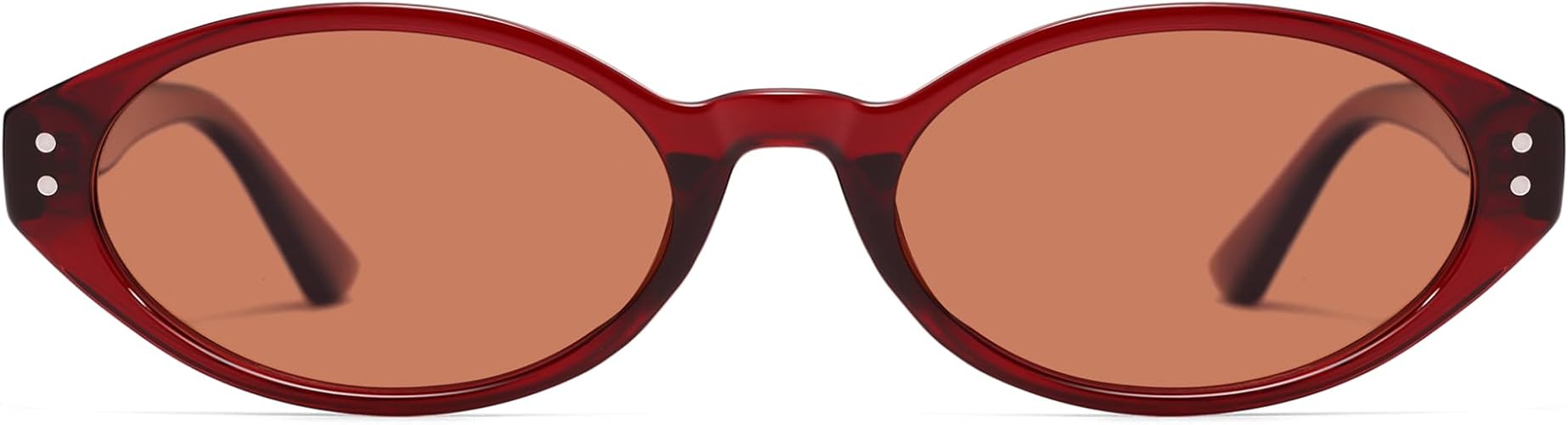 Retro Oval Polarized Sunglasses for Women Chic Cat Eye Trendy 90s Shades UV400 Protection AP3743