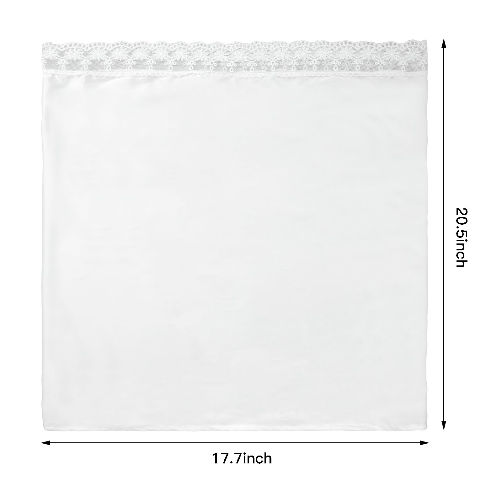 Hijab Foulard à Enfiler Femme - Dentelle Et Coton - Noir Et Rouge - Taille Unique