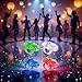 4Pcs LED Parties Finger Ring Toys for Boys Girls Men Women Party Favor Halloween Raves Concert Shows Parties Supplies Decorations
