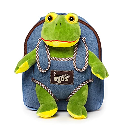 Mochilas Y Bolsas, Shoes Naturally Kids - Mochila para niños pequeños con juguete de peluche, regalos para niños y niñas, mochila pequeña, juguetes de rana