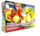Bandai - Pokmon Model Kit - Pack of 2 articulated figures 9 cm to build - Charizard characters + Dragonfly