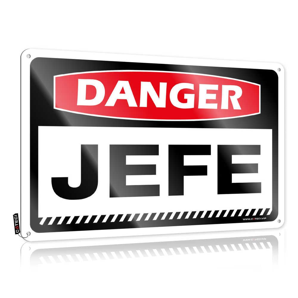 Fzfn Men's Colour Country Room Decor Stair Decor - Danger Jefe Custom Rustic Wall Hanging(30X40cm)