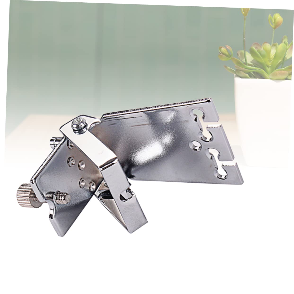 Totority Banjo String Bracket Ha153 Metal Tailpiece Silver Vibrato Tremolo Unit for Banjo Guitar