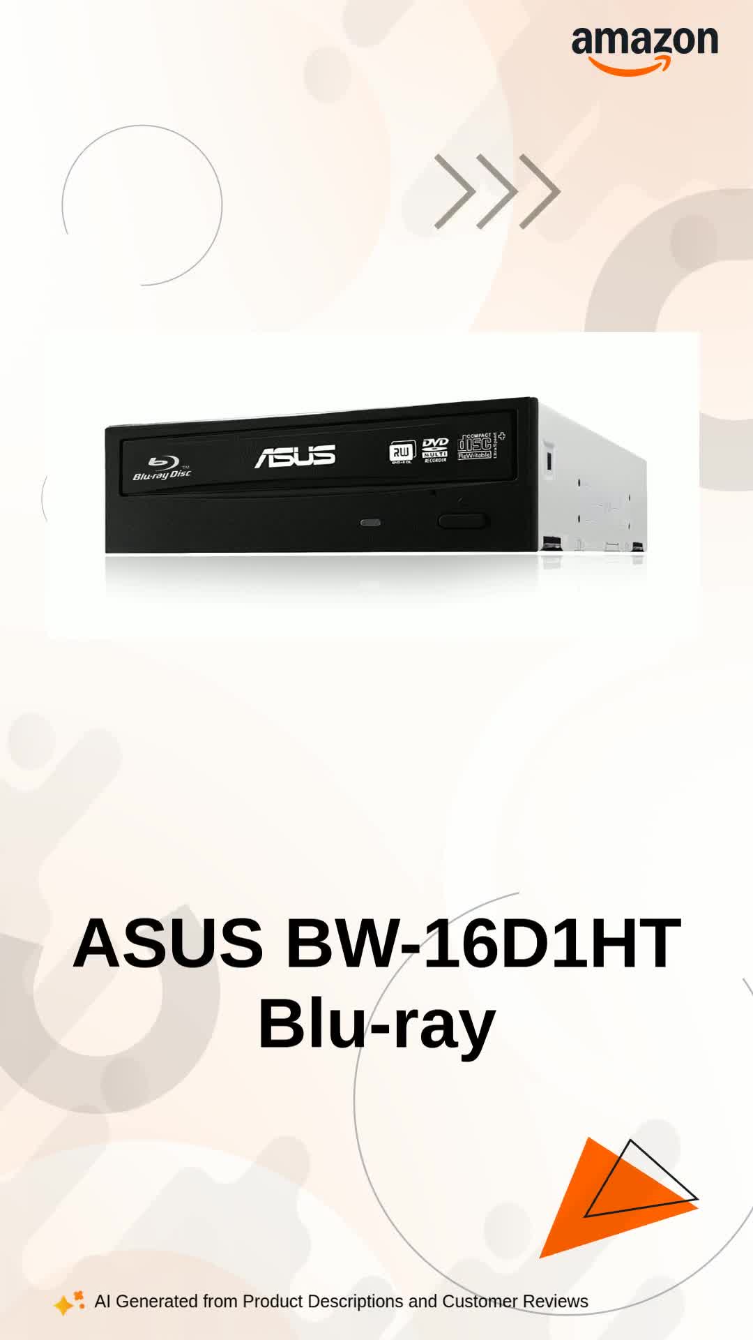 ASUS BW-16D1HT Blu-ray Burner