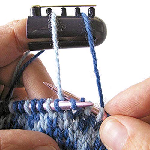 MMLUCK Durable Knitting Thimble Thread Leading Machine Yarn Guide Plastic Jacquard Knuckle Assistant Knitting Tool Sewing Accessories