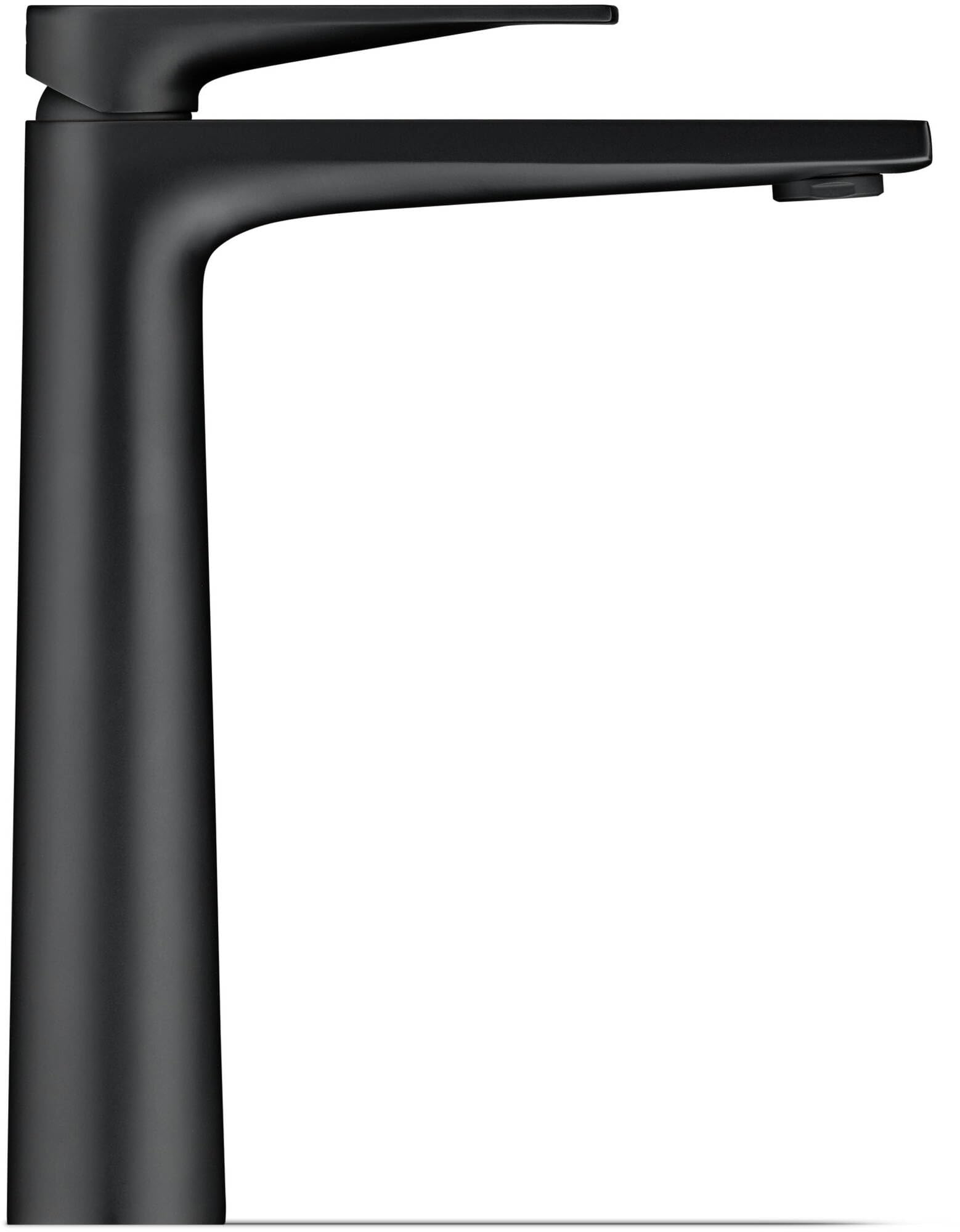 Duravit Tulum armatura umywalkowa, rozmiar XL (wysokość wylewki 222 mm), kran łazienkowy, armatura umywalkowa, czarna matowa