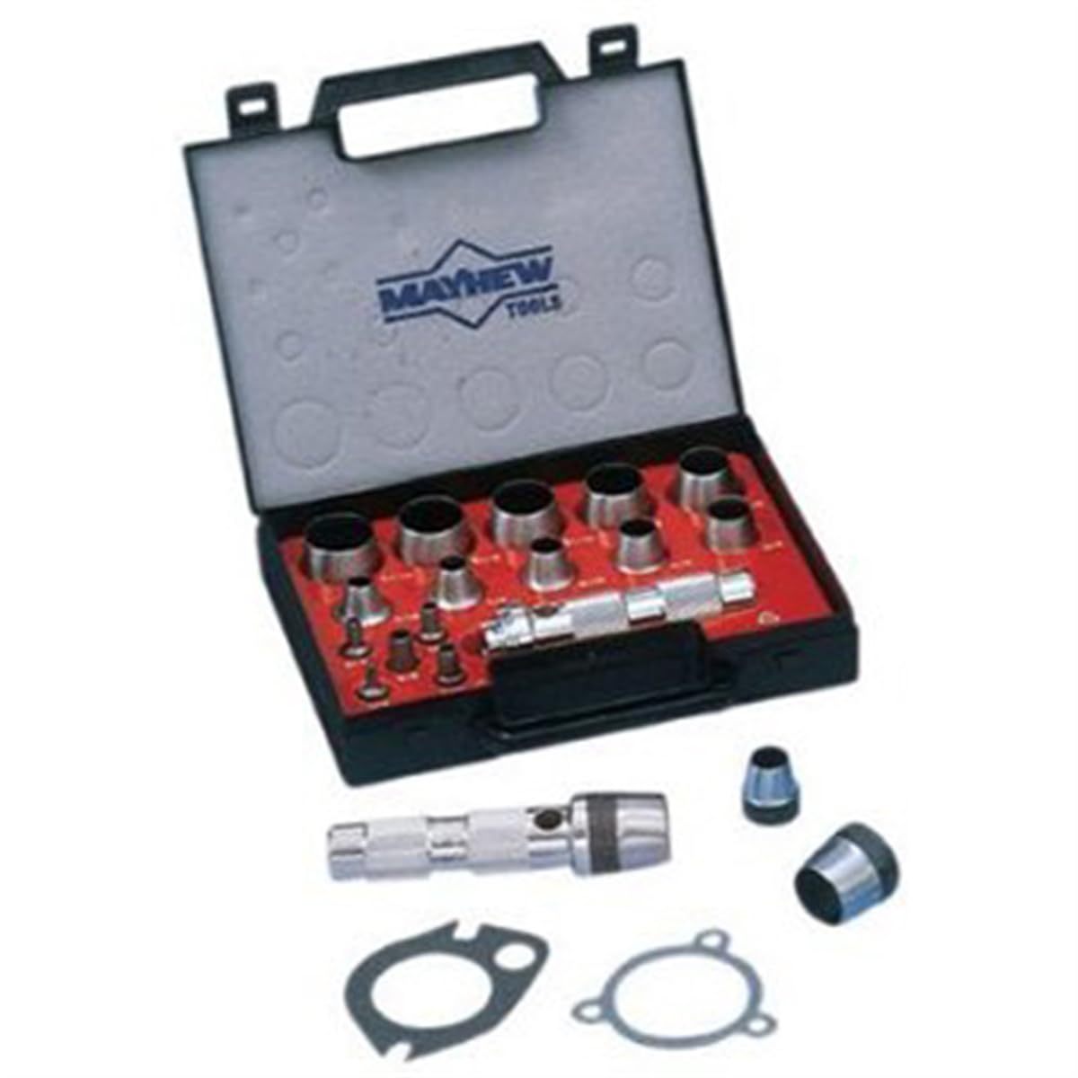 Mayhew Tools 66004 Hollow Punch, 16-Piece Set, Black