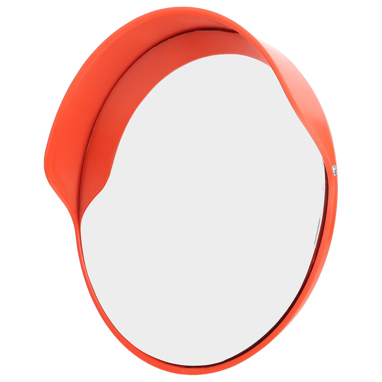 Miroir Convexe de Sécurité Grand Angle 30 Cm pour Intérieur et Extérieur en Plastique et Métal, Surveillance Complète et Résistant aux Températures Extrêmes
