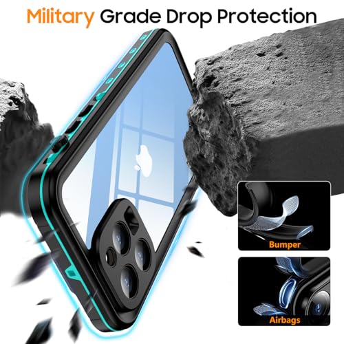 Coque étanche iPhone 13 Pro Max antichoc coque de téléphone 6,7 pouces IP68