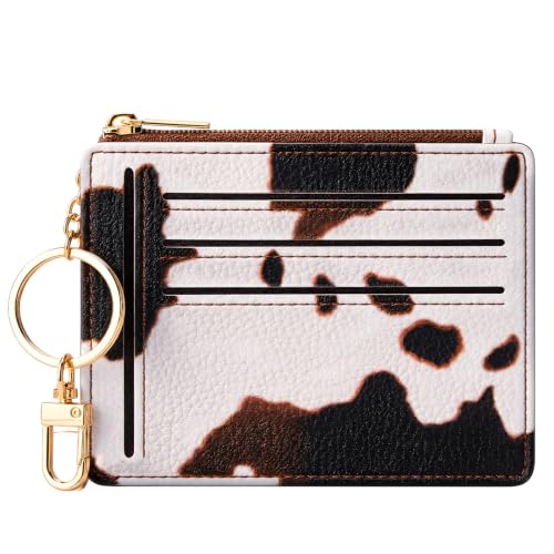 Image of Sodsay Card Case Slim Front Pocket Wallet for Women Credit Card Holder with Keychain | Slim, Credit Card Holder, Front Pocket, with Keychain