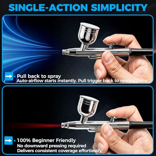 55 PSI High Pressure Plug-In Air Brush
