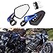 Manubrio Universal per motocicletta Specchietti retrovisori laterali blu per scooter Cruiser Sport Bike Chopper