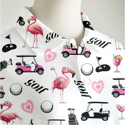 Womens Golf Shirt Short Sleeve Funny Golf Shirts for Woman Tennis Outfit4