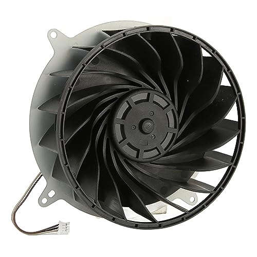 Generic Ventilador de Refrigeración Interno de Repuesto Delgado G12L12MS1AH 56J14 12V 1.9A Universaler 17 Aspas Enfriador Interno para Consola de Juegos con Placa Base de Metal