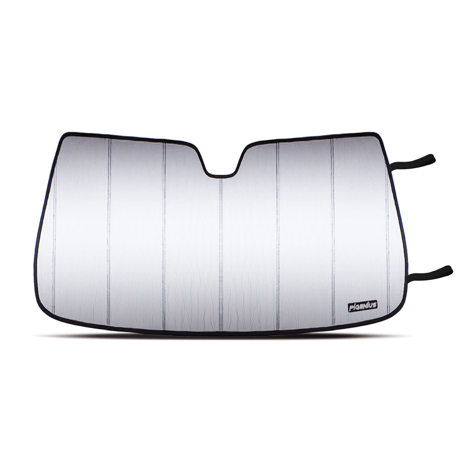 Windshield Sun Shade for Kia Sportage 2011-2016,Front Window Sunshade Shield, 2-in-1 Reflective Sun Shade,Silver for Summer, Black for Winter