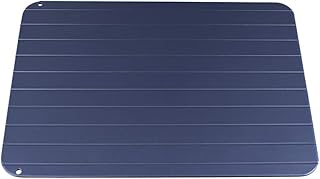 Vassoi Scongelamento, Scongelamento Rapido,Piastra Scongelamento,Piastra Scongelamento in Alluminio per Scongelare gli Alimenti, 8 Volte più Veloce, Senza Elettricità, Senza Sostanze Chimiche