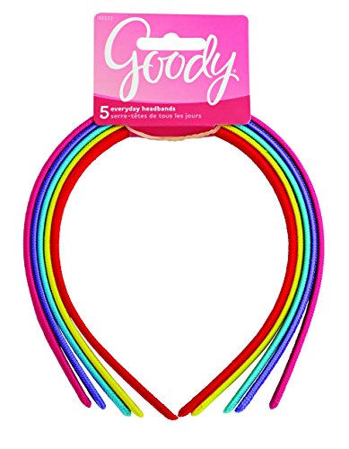 Goody Girls Classics Fabric Headband, 5 Count