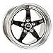 Weld Racing 71MB8110N87A 18X11.0 S71 Blk Ctr 5X120 8.7BS(69mm O/S) Med