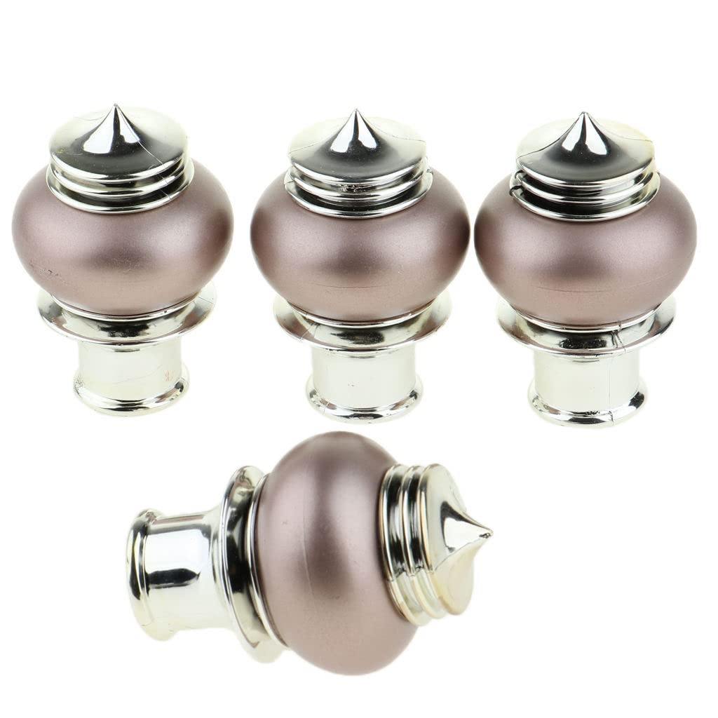 Lot de 4 embouts de mât de 28 mm pour décoration d'intérieur, parfaits pour le salon et la chambre à coucher