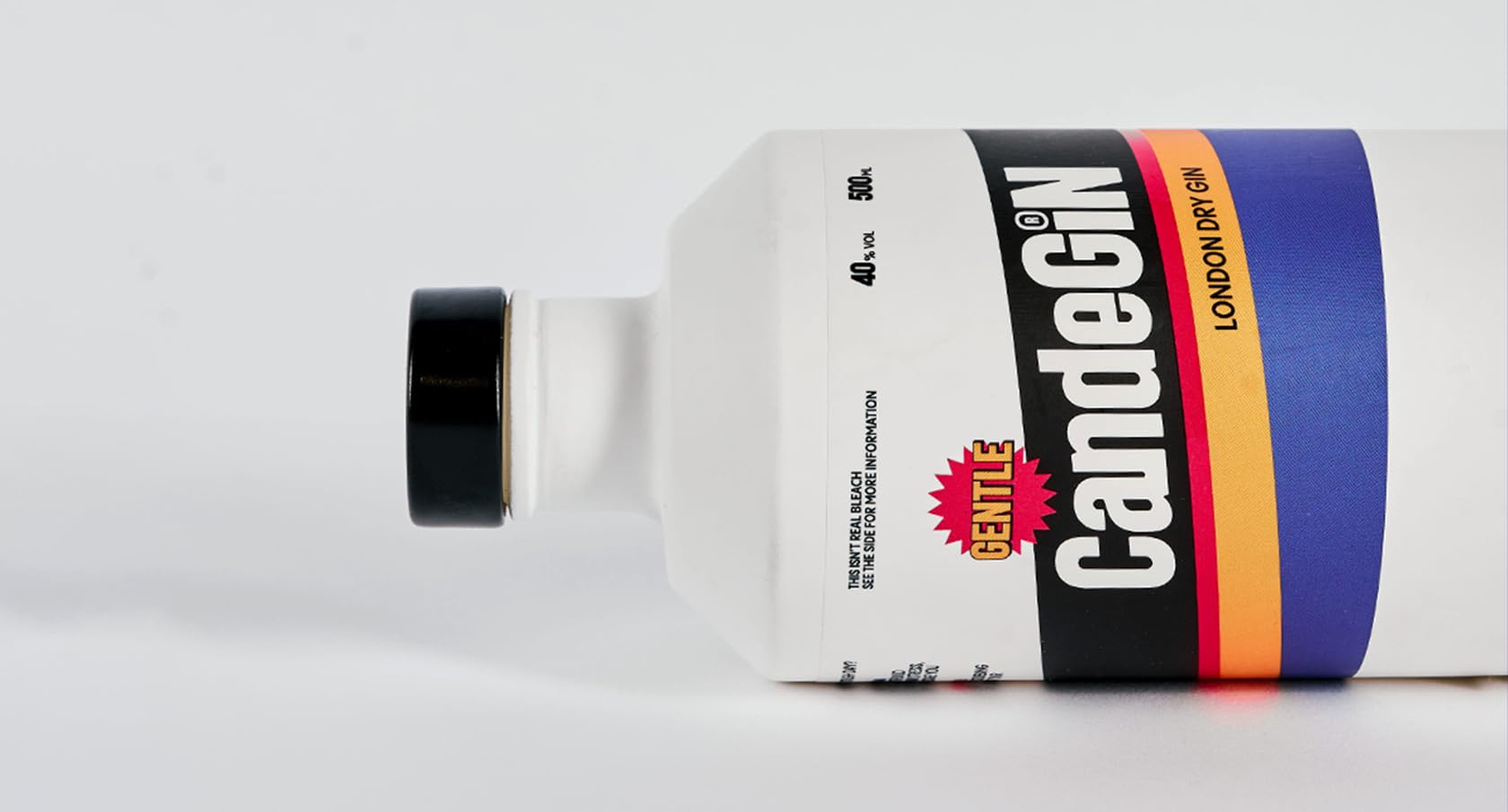 Gin Candegin Gentle - Gin London Dry - Un gusto che non dimenticherai, un carattere che non si lava via - 500ml
