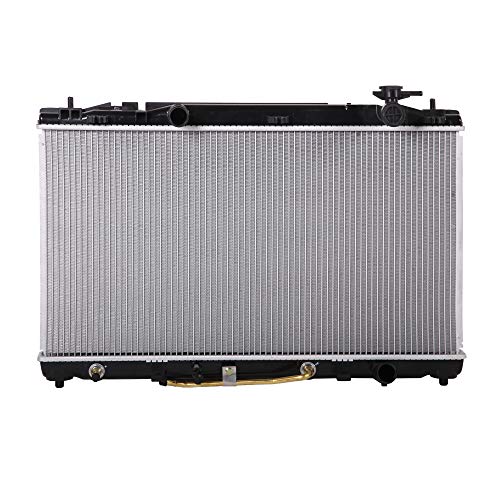 Lynol Cooling System Complete Aluminum Radiator Direct Replacement Compatible With 2007-2011 Camry XLE SE CE Hybrid 4 Cylinder 2.4L