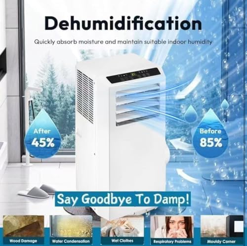 5-in-1 Portable Air Conditioner 7000 BTU with Remote Control - Image 7