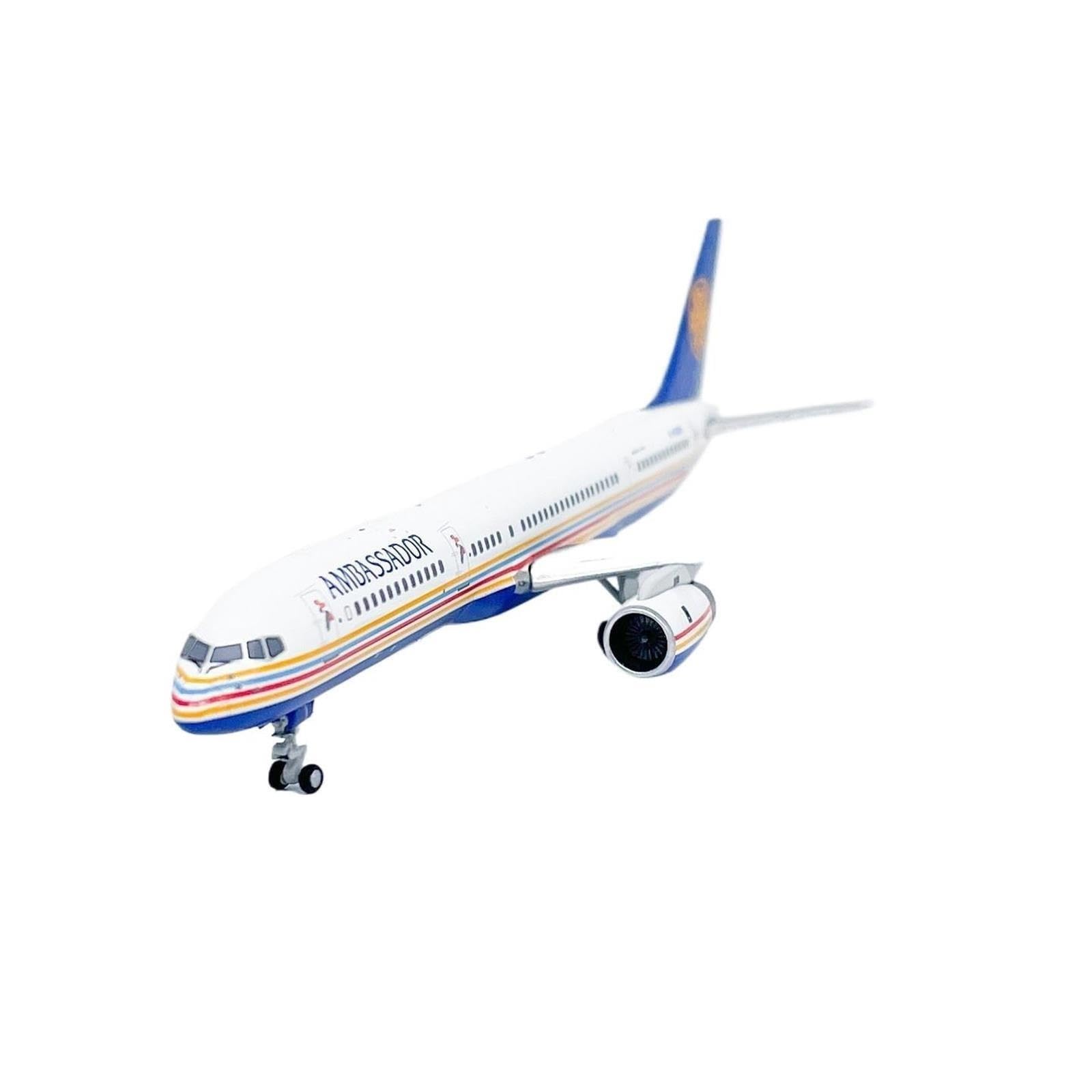 aerei a reazione Figurina in lega dell'Ambassador Aviation Boeing B757-200 in scala 1:400 regali per piloti
