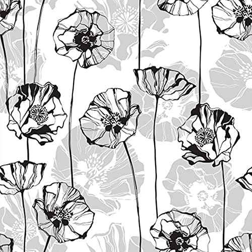 Papier peint auto-adhésif coquelicots décoration murale chic