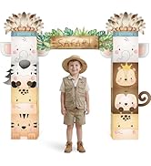 Wild One Birthday Decorations 23PCS , Large Jungle Safari Castle Playhouse Animal Themed Birthday...