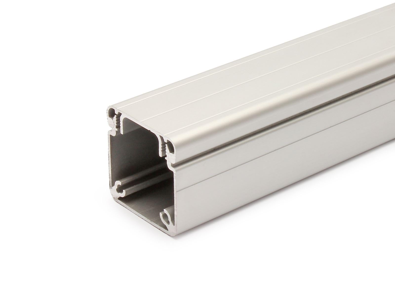 Kabelkanal und Deckel aus Aluminium Profil 40 x 40 Alu: 1200mm