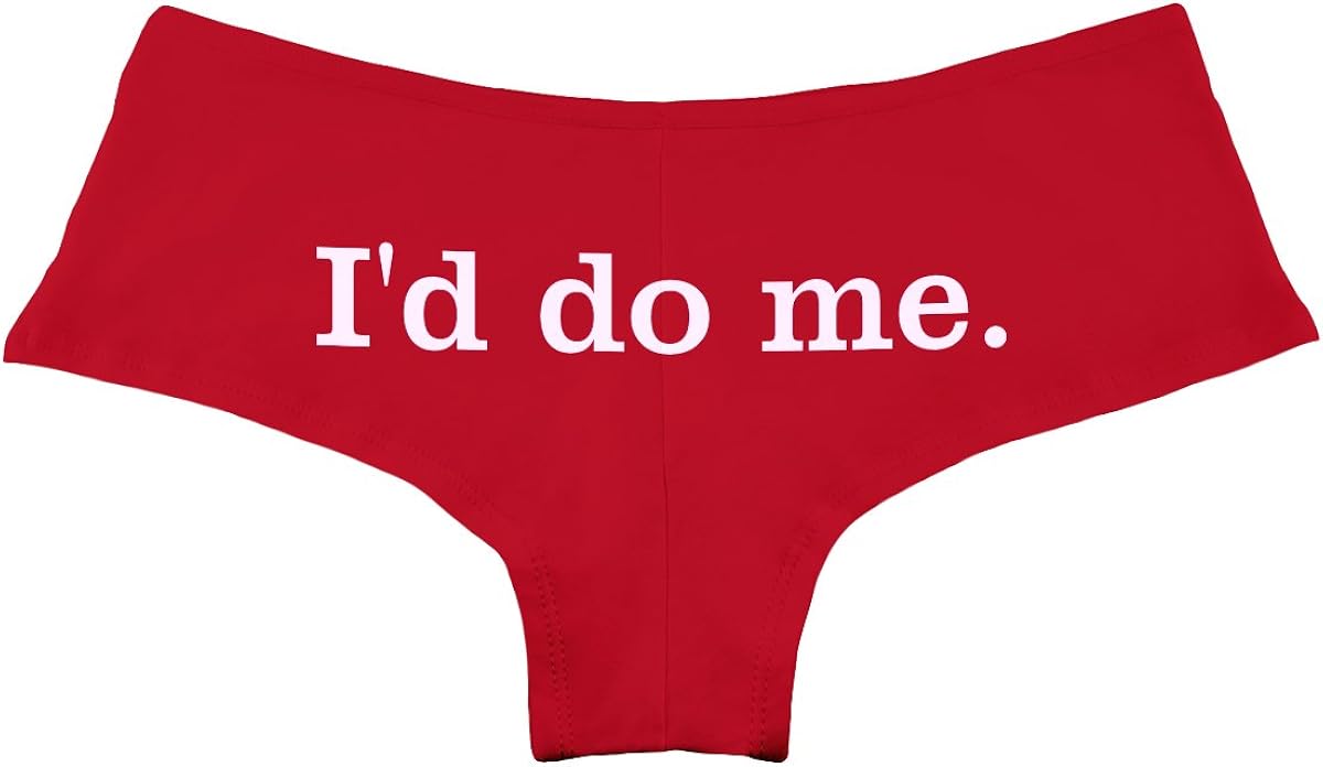 I'd Do Me Funny Women's Boyshort Underwear Panties: Clothing