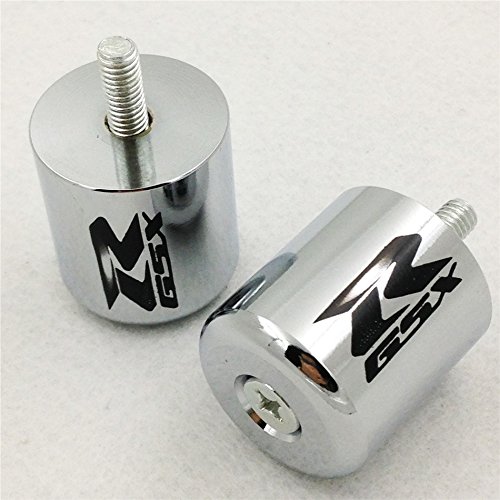SMT-Hand Bar Ends Compatible With Suzuki Gsx-R 600 750 Gsxr600 Gsxr750 Gsxr1000 Gsxr1100 Chrome [B075VLGYK6]