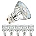 EACLL Bombillas LED GU10 2700K Blanco Cálido 5W Fuente de Luz 425 Lúmenes Equivalente 50W Halógena. AC 230V Sin Parpadeo Focos, 120 ° Spotlight, Blanca Cálida Lámpara Reflectoras, 10 Pack