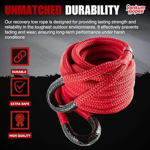 Corde de récupération cinétique Yankum 2,2 cm x 61 m Python 4x4