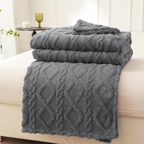 VANJOROY Fleece Blanket Large Throw for Sofa and Bed,400 GSM Lightweight Blanket