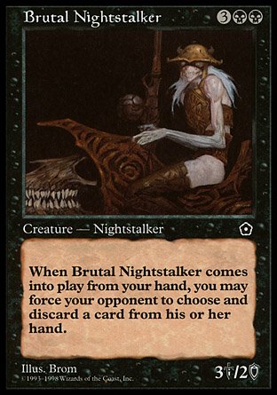 Magic The Gathering - Brutal Nightstalker - Portal Second Age