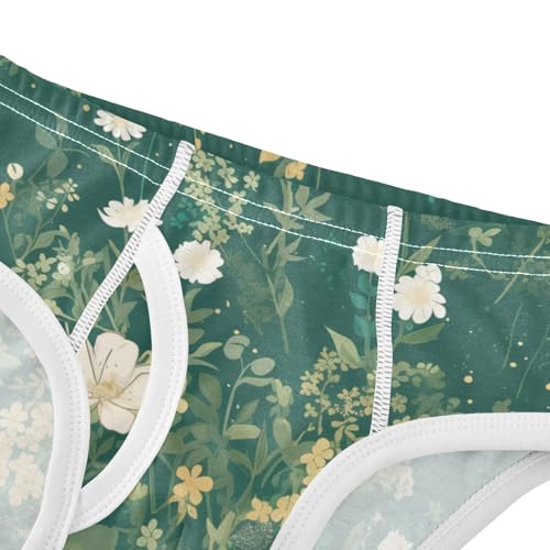 KLL Stylish Embroidery Bee Butterfly Flowers Baby Boys Comfort Briefs Cute Children Panties4