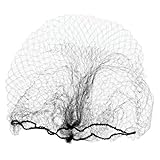 CLISPEED 100 Stück Unsichtbares Schwarzes Haarnetz Elastisch Atmungsaktiv für Dutt und Perücken Teiliges für Damen Ballett Food Service Leichter Dehnbarer Haarknotenschutz