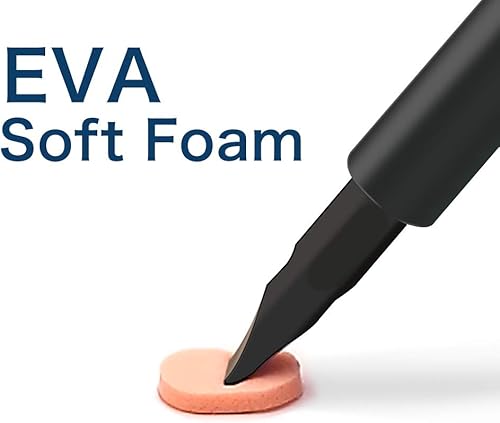 Miniatura 4 de Festful Almohadillas para la nariz para gafas, 20 pares de almohadillas de espuma suave, autoadhesivas, antideslizantes, de espuma suave,