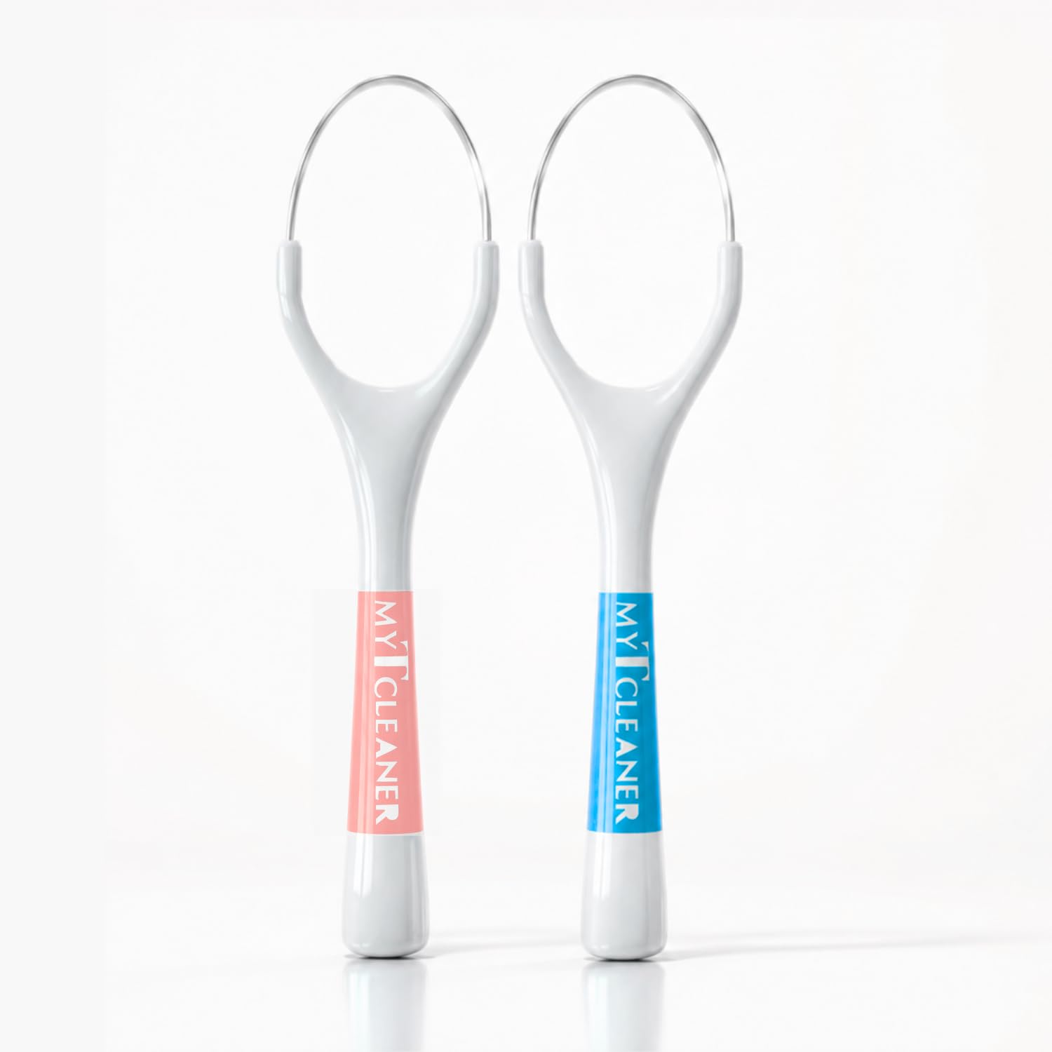 MyTCleaner | Tongue Cleaner for Adults | Medical Grade Stainless Steel Tongue Scraper | Removes Bad Breath & Bacteria | Rust-Free | Dentist Recommended | Pack of 2 (Blue & Peach)-image-6